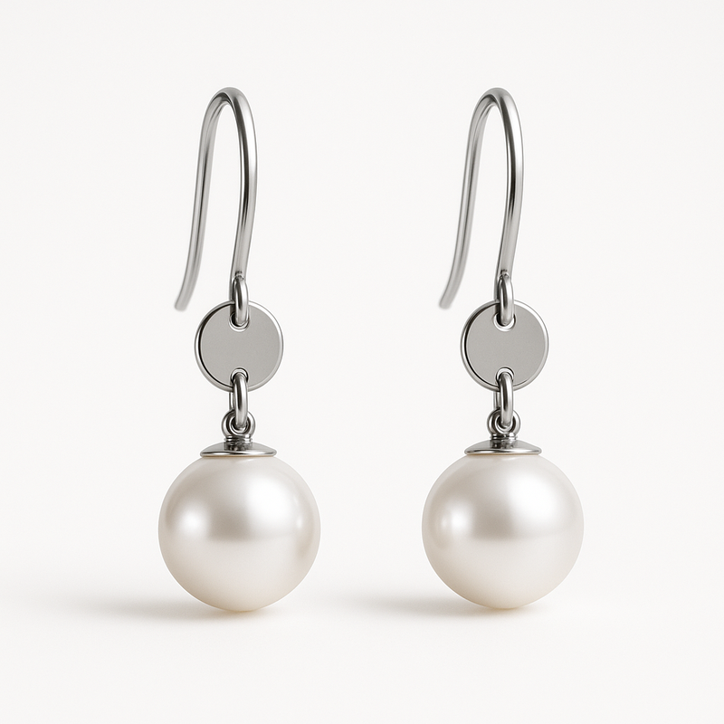 Elegant Minimalist Pearl Earrings: The Rising Trend of Meaningful Birthstone Charm Drop Earrings for Customized Wholesale Jewelry