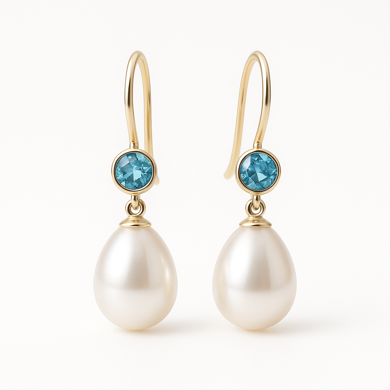 Elegant Minimalist Pearl Drop Earrings: Perfect Customizable Designs for Meaningful Birthstone Charm Earrings and Wholesale Opportunities