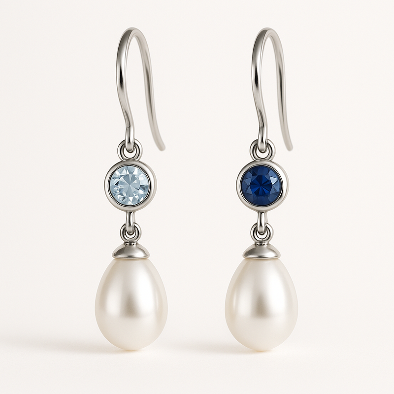 Elegant Minimalist Pearl Earrings: Customizable Designs for Meaningful Birthstone Charm and Pearl Drop Earrings with Birthstone 8 Elegant Minimalist Pearl Earrings: Customizable Designs for Meaningful Birthstone Charm and Pearl Drop Earrings with Birthstone