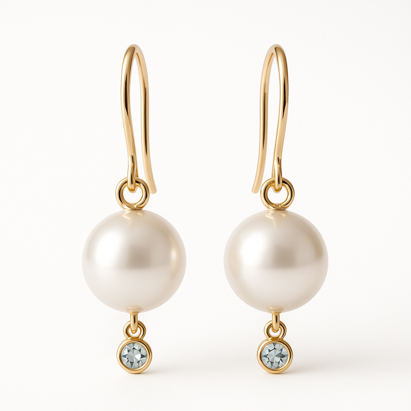 Elegant Minimalist Pearl Earrings with Birthstone Charm: Custom Wholesale Solutions for Growing Jewelry Businesses 6 Elegant Minimalist Pearl Earrings with Birthstone Charm: Custom Wholesale Solutions for Growing Jewelry Businesses