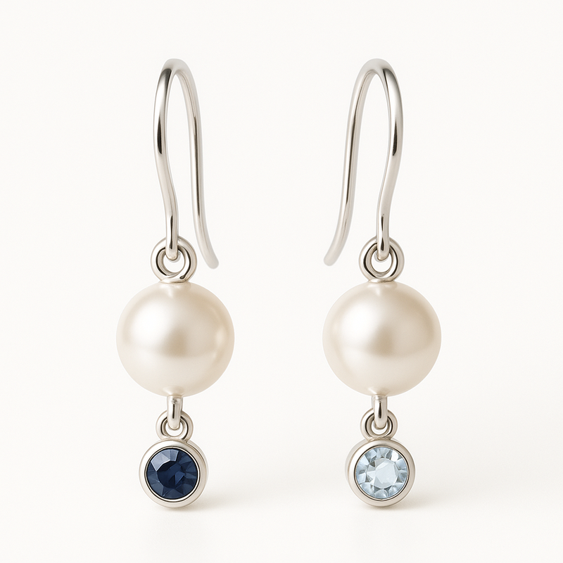 Elegant Minimalist Pearl Earrings and Meaningful Birthstone Charm Earrings: The Future of Custom Stainless Steel Jewelry for Retailers