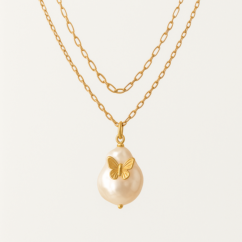 Elevate Your Jewelry Collection with Sustainable Baroque Pearl Necklaces, Butterfly Accent Gold Chain Necklaces, and 14k Gold Plated Layering Necklaces: Business Opportunities for OEM/ODM Manufacturers