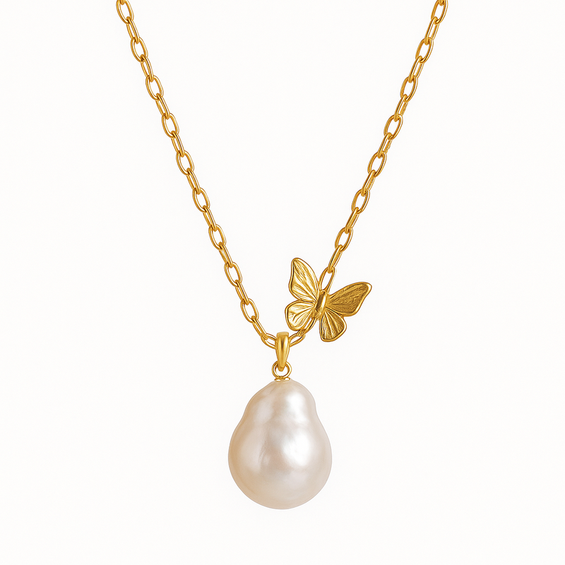 Elevate Your Jewelry Brand with Sustainable Baroque Pearl Necklaces and Butterfly Accent Gold Necklaces: A Guide to Custom 14k Gold Plated Layering Necklaces for Wholesale Success 2 Elevate Your Jewelry Brand with Sustainable Baroque Pearl Necklaces and Butterfly Accent Gold Necklaces: A Guide to Custom 14k Gold Plated Layering Necklaces for Wholesale Success