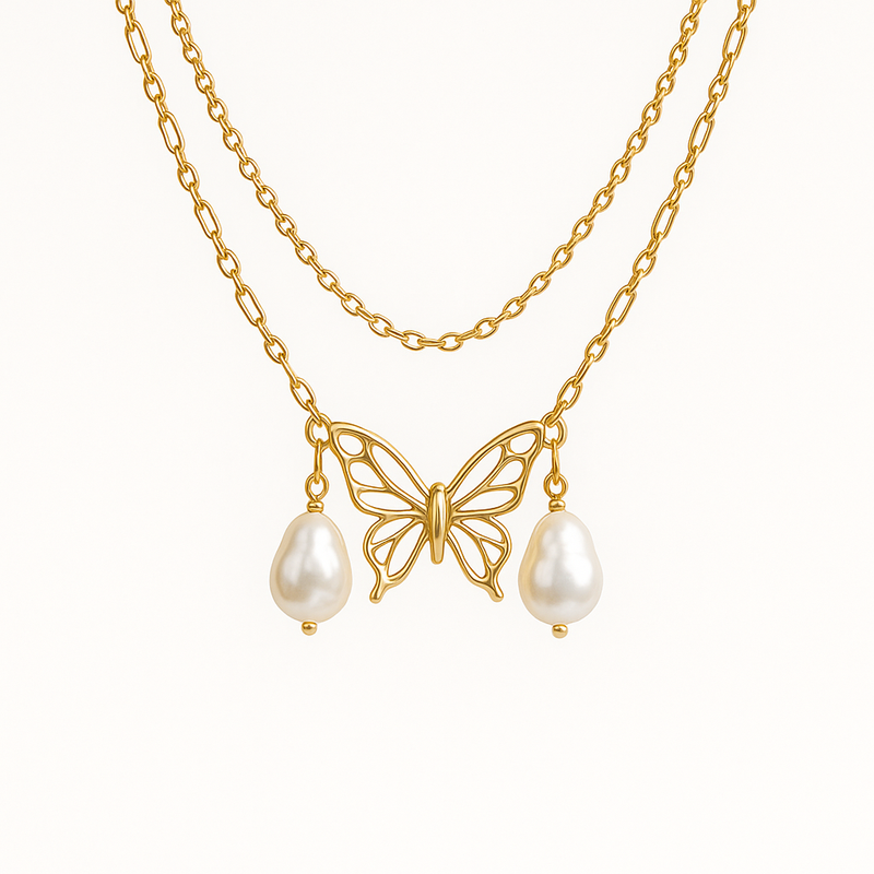 How a Sustainable Baroque Pearl Necklace and Custom 14k Gold Plated Butterfly Necklace Can Boost Your Jewelry Brand’s Growth