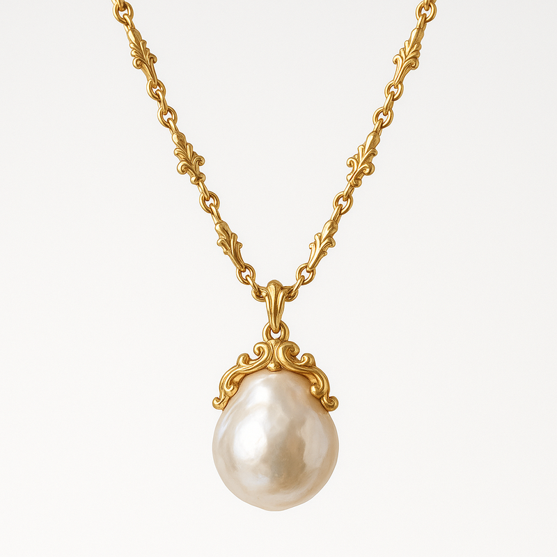 Sustainable Baroque Pearl Necklace: The Perfect Addition to Your 14k Gold Plated Layering Necklace Collection 8 Sustainable Baroque Pearl Necklace: The Perfect Addition to Your 14k Gold Plated Layering Necklace Collection