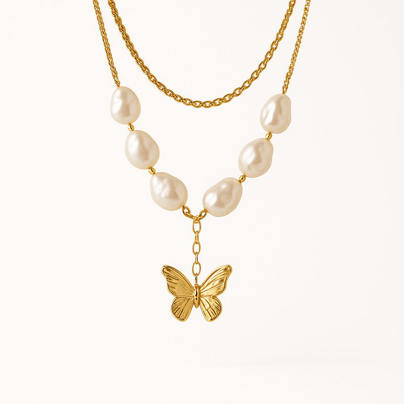 How a Sustainable Baroque Pearl Necklace and 14k Gold Plated Butterfly Necklace Can Elevate Your Jewelry Brand’s Customization Options and Growth 2 How a Sustainable Baroque Pearl Necklace and 14k Gold Plated Butterfly Necklace Can Elevate Your Jewelry Brand’s Customization Options and Growth