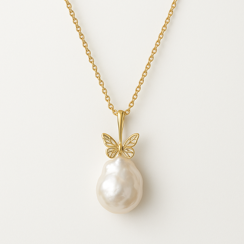 Why the Sustainable Baroque Pearl Necklace and Butterfly Accent Gold Chain are Trending in 2025: A Guide for Wholesale Jewelry Businesses