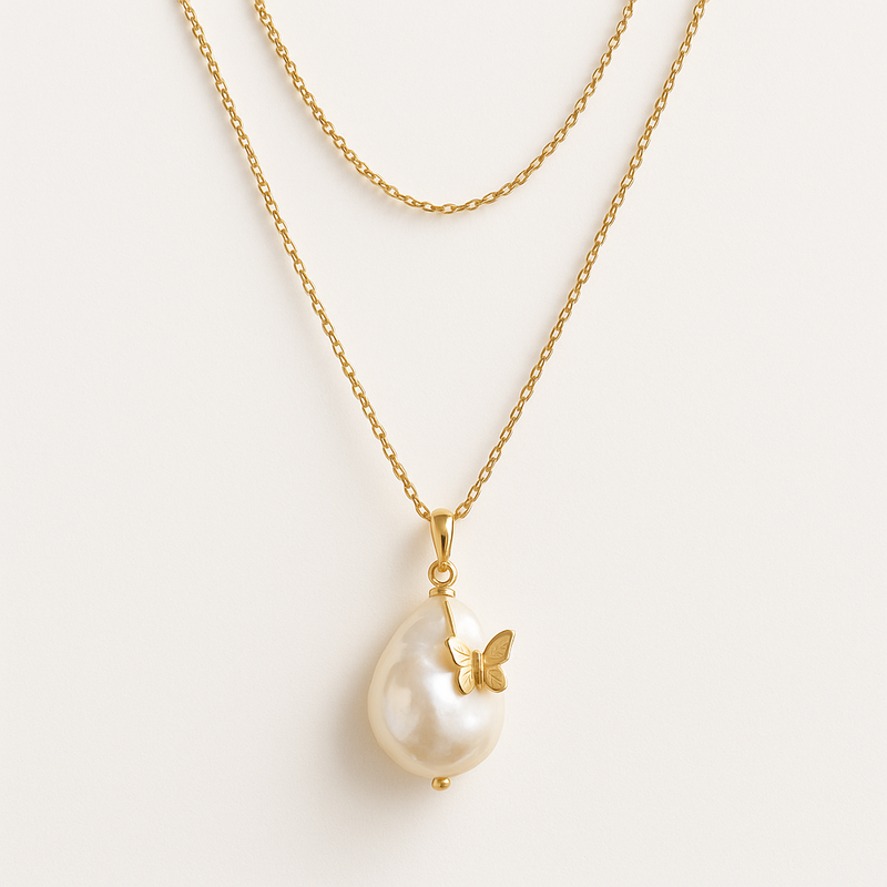 The Rise of Sustainable Baroque Pearl Necklaces: Custom 14k Gold Plated Layering & Butterfly Accent Gold Jewelry Trends for B2B Businesses 6 The Rise of Sustainable Baroque Pearl Necklaces: Custom 14k Gold Plated Layering & Butterfly Accent Gold Jewelry Trends for B2B Businesses