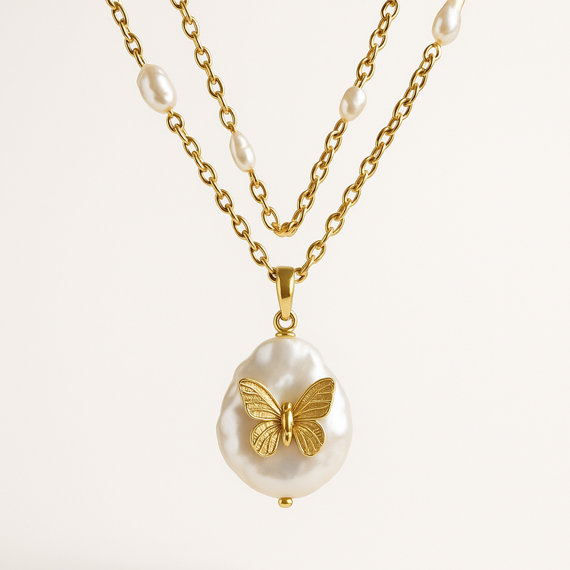 How a Sustainable Baroque Pearl Necklace and Custom 14k Gold Plated Butterfly Necklace Can Boost Your Jewelry Business 6 How a Sustainable Baroque Pearl Necklace and Custom 14k Gold Plated Butterfly Necklace Can Boost Your Jewelry Business