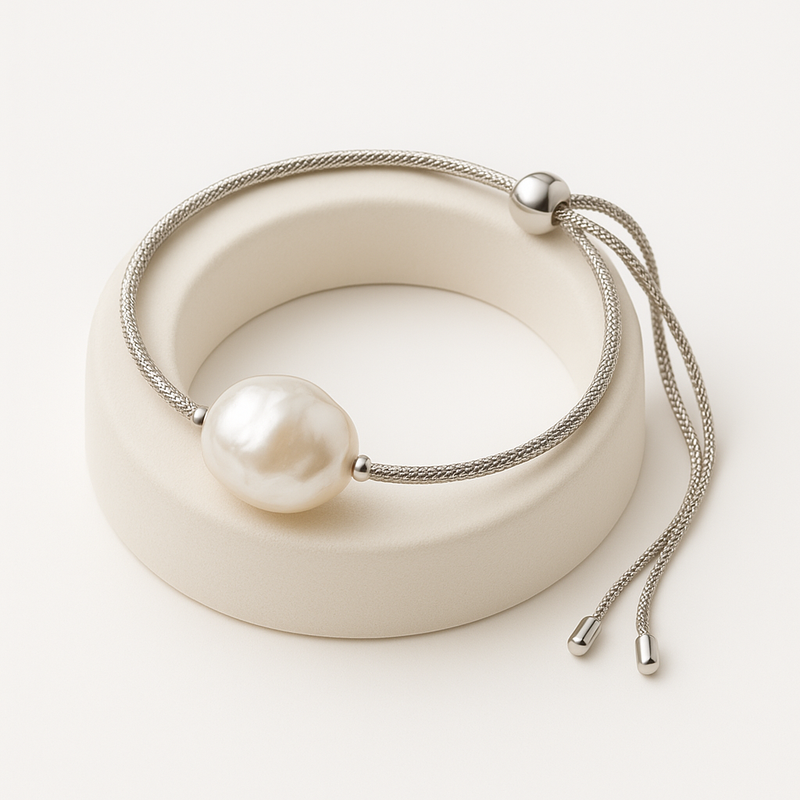 Boost Your Jewelry Business with Customizable Dainty Baroque Pearl Bracelets and Adjustable Stainless Steel Options