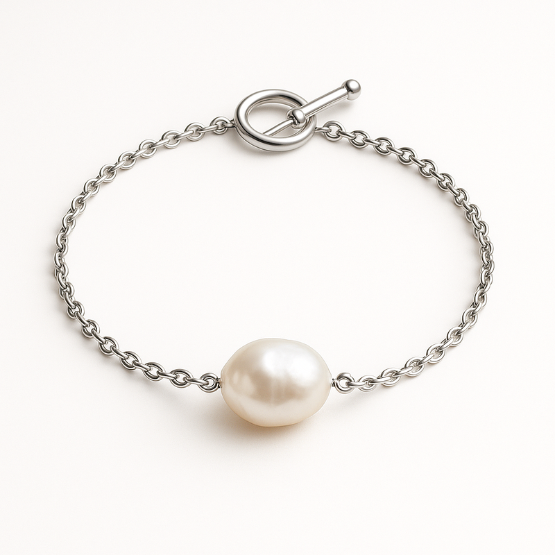 Boost Your Jewelry Business with a Dainty Baroque Pearl Bracelet: Customizable Adjustable Stainless Steel Options with Toggle Closure 6 Boost Your Jewelry Business with a Dainty Baroque Pearl Bracelet: Customizable Adjustable Stainless Steel Options with Toggle Closure