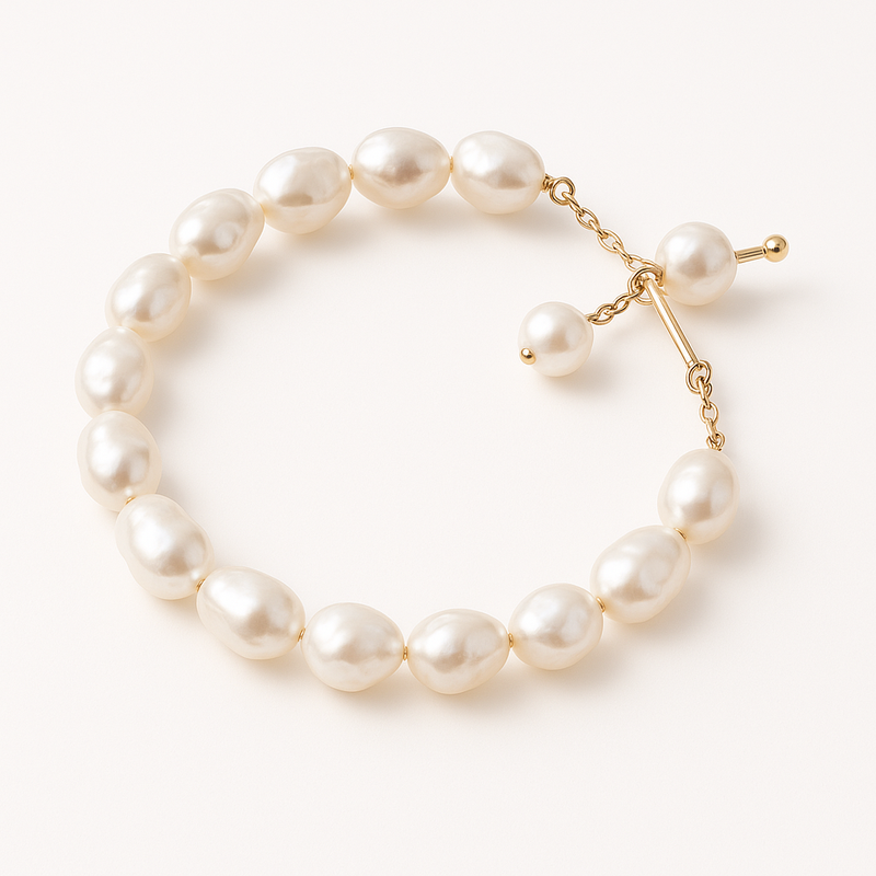 Why the Dainty Baroque Pearl Bracelet with Adjustable Pearl Toggle Closure is a Must-Have for Wholesale Jewelry Businesses