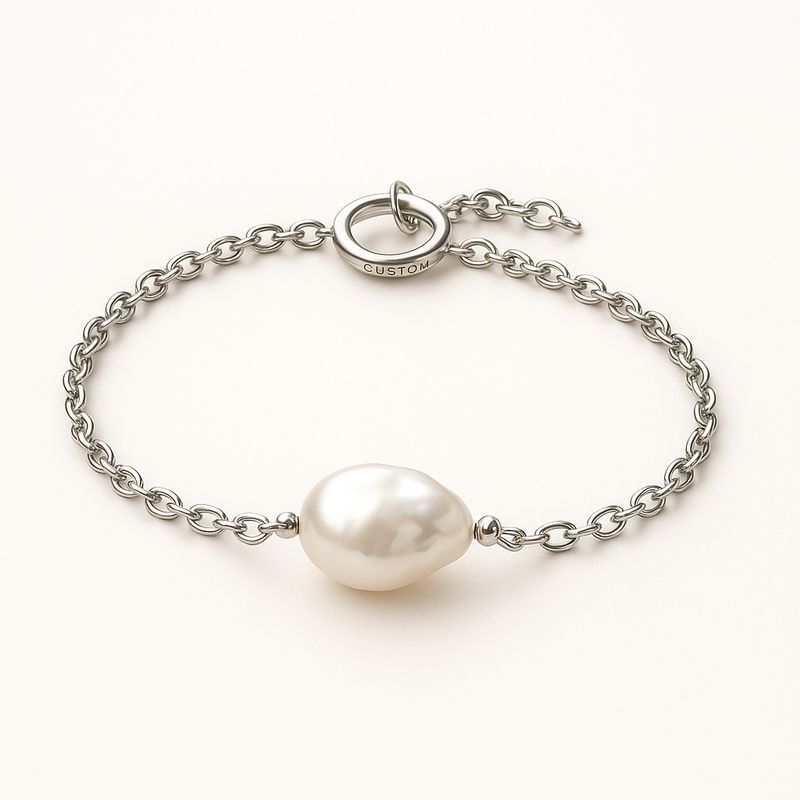 Dainty Adjustable Pearl Bracelet, Baroque Pearl Stainless Steel Bracelet, and Toggle Closure Bracelet: Customization, Quality Control, and Growth Opportunities for Wholesale Jewelry Manufacturers