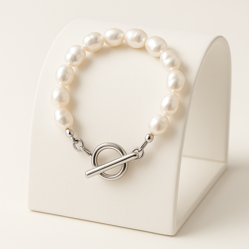 Discover the Elegance of Custom Dainty Baroque Pearl Bracelets: Wholesale Manufacturing of Adjustable Pearl Toggle & Stainless Steel Designs 2 Discover the Elegance of Custom Dainty Baroque Pearl Bracelets: Wholesale Manufacturing of Adjustable Pearl Toggle & Stainless Steel Designs