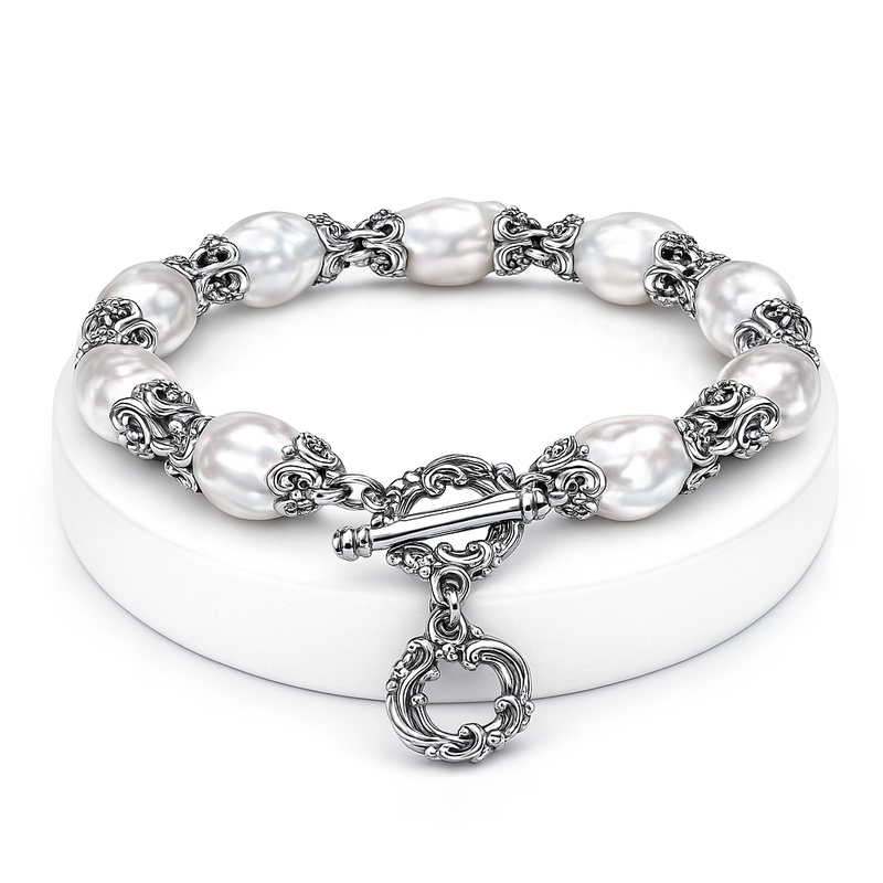 Dainty Baroque Pearl Bracelet Trends: Customizable Adjustable Stainless Steel Options with Toggle Closure for Wholesale Jewelry Brands 3 Dainty Baroque Pearl Bracelet Trends: Customizable Adjustable Stainless Steel Options with Toggle Closure for Wholesale Jewelry Brands
