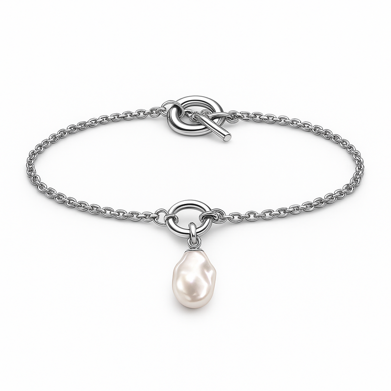 Dainty Adjustable Baroque Pearl Bracelet: The Perfect Stainless Steel Toggle Closure Bracelet for Custom Wholesale Jewelry 6 Dainty Adjustable Baroque Pearl Bracelet: The Perfect Stainless Steel Toggle Closure Bracelet for Custom Wholesale Jewelry