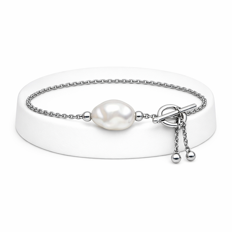 Discover the Beauty of Dainty Baroque Pearl Bracelets: Adjustable Stainless Steel & Toggle Closure Designs for Customization and Wholesale Opportunities 6 Discover the Beauty of Dainty Baroque Pearl Bracelets: Adjustable Stainless Steel & Toggle Closure Designs for Customization and Wholesale Opportunities