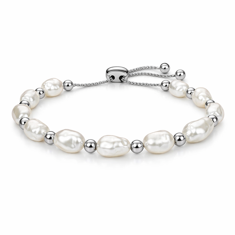 Dainty Baroque Pearl Bracelet: The Perfect Adjustable Pearl Toggle Bracelet for Stainless Steel Jewelry Brands 8 Dainty Baroque Pearl Bracelet: The Perfect Adjustable Pearl Toggle Bracelet for Stainless Steel Jewelry Brands