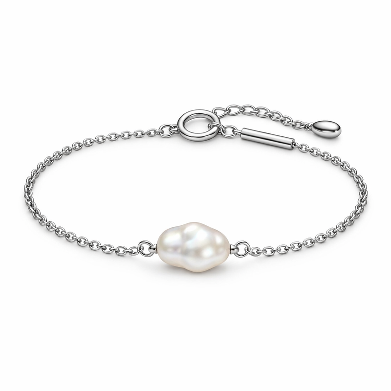 Dainty Baroque Pearl Bracelet: Enhance Your Jewelry Line with Adjustable Stainless Steel and Toggle Closure Designs 6 Dainty Baroque Pearl Bracelet: Enhance Your Jewelry Line with Adjustable Stainless Steel and Toggle Closure Designs