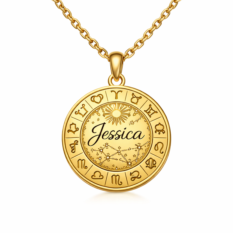Custom Zodiac Necklace Manufacturing Trends Driving Wholesale Growth in Gold Plated Stainless Steel Jewelry 2 Custom Zodiac Necklace Manufacturing Trends Driving Wholesale Growth in Gold Plated Stainless Steel Jewelry