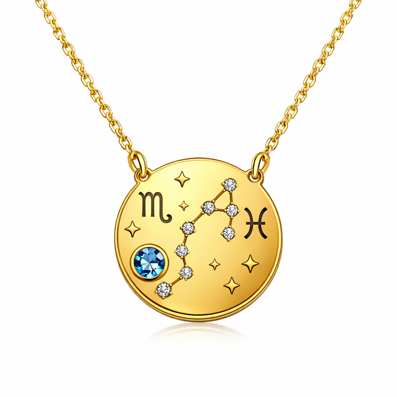 Custom Zodiac Birthstone Pendant Necklace: Elevating Your Jewelry Line with Gold Plated Stainless Steel and Personalized Constellation Designs 2 Custom Zodiac Birthstone Pendant Necklace: Elevating Your Jewelry Line with Gold Plated Stainless Steel and Personalized Constellation Designs