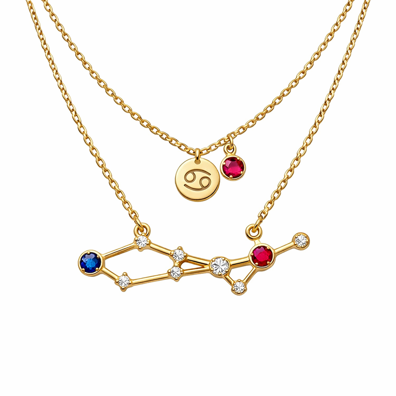 Custom Zodiac Pendant Necklace Trends Driving Wholesale Growth with Gold Plated Birthstone and Layered Constellation Designs 2 Custom Zodiac Pendant Necklace Trends Driving Wholesale Growth with Gold Plated Birthstone and Layered Constellation Designs