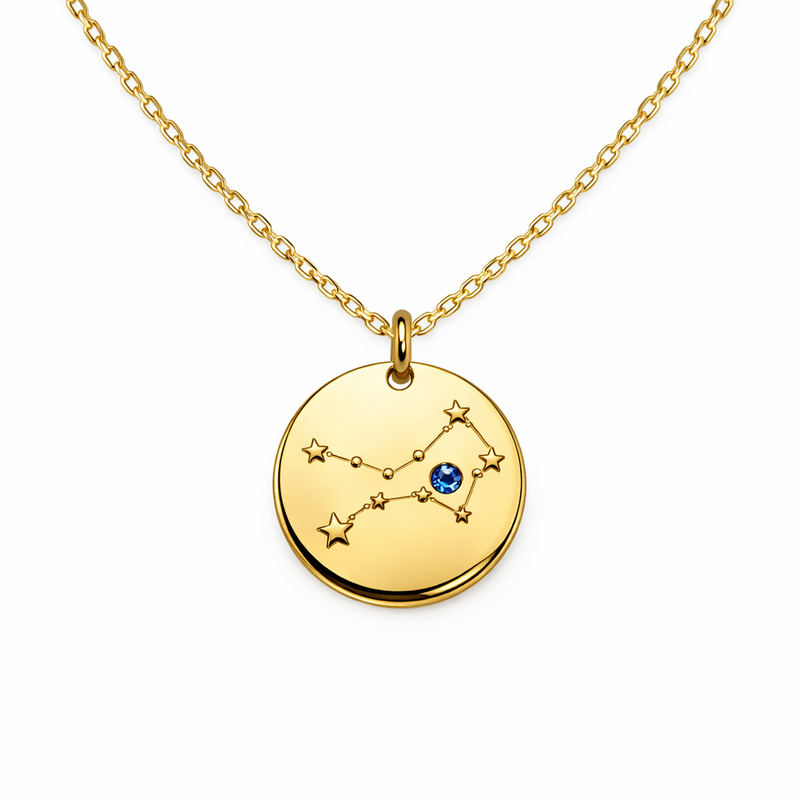 custom zodiac constellation colored birthstone pendant gold plated necklace: personalized zodiac constellation birthstone layering necklace for low-MOQ stainless-steel wholesale manufacturing 6 custom zodiac constellation colored birthstone pendant gold plated necklace: personalized zodiac constellation birthstone layering necklace for low-MOQ stainless-steel wholesale manufacturing
