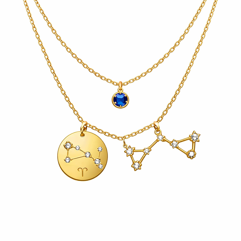 Custom Zodiac Birthstone Necklace: Unlocking the Potential of Gold Plated Stainless Steel Pendants and Layered Zodiac Constellation Necklaces for Wholesale Jewelry Brands 5 Custom Zodiac Birthstone Necklace: Unlocking the Potential of Gold Plated Stainless Steel Pendants and Layered Zodiac Constellation Necklaces for Wholesale Jewelry Brands