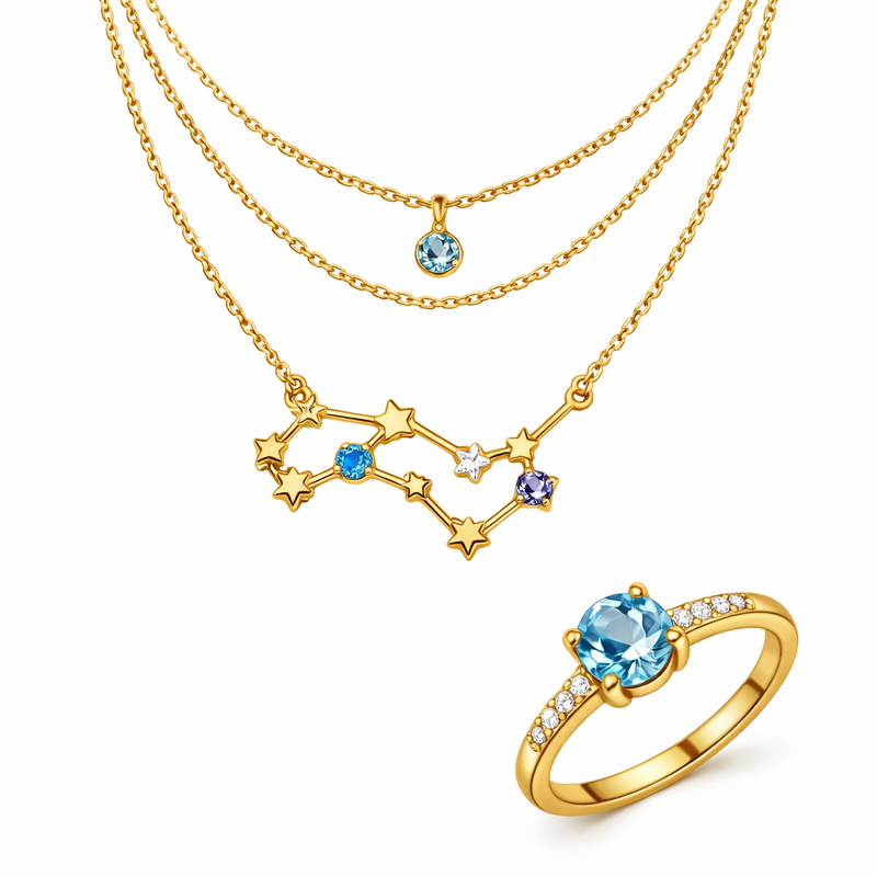 Elevate Your Jewelry Line with Custom Zodiac Constellation Necklaces, Gold Plated Birthstone Pendants, and Stainless Steel Layering Necklaces: Perfect for Wholesale and Customization 8 Elevate Your Jewelry Line with Custom Zodiac Constellation Necklaces, Gold Plated Birthstone Pendants, and Stainless Steel Layering Necklaces: Perfect for Wholesale and Customization