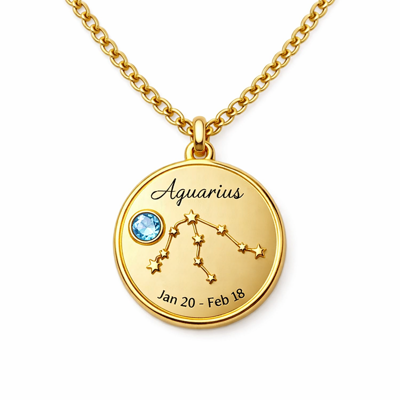Custom Zodiac Pendant Necklace, Gold Plated Birthstone Necklace, and Stainless Steel Zodiac Constellation Necklace: The Perfect Custom Jewelry Solutions for Business Growth 2 Custom Zodiac Pendant Necklace, Gold Plated Birthstone Necklace, and Stainless Steel Zodiac Constellation Necklace: The Perfect Custom Jewelry Solutions for Business Growth