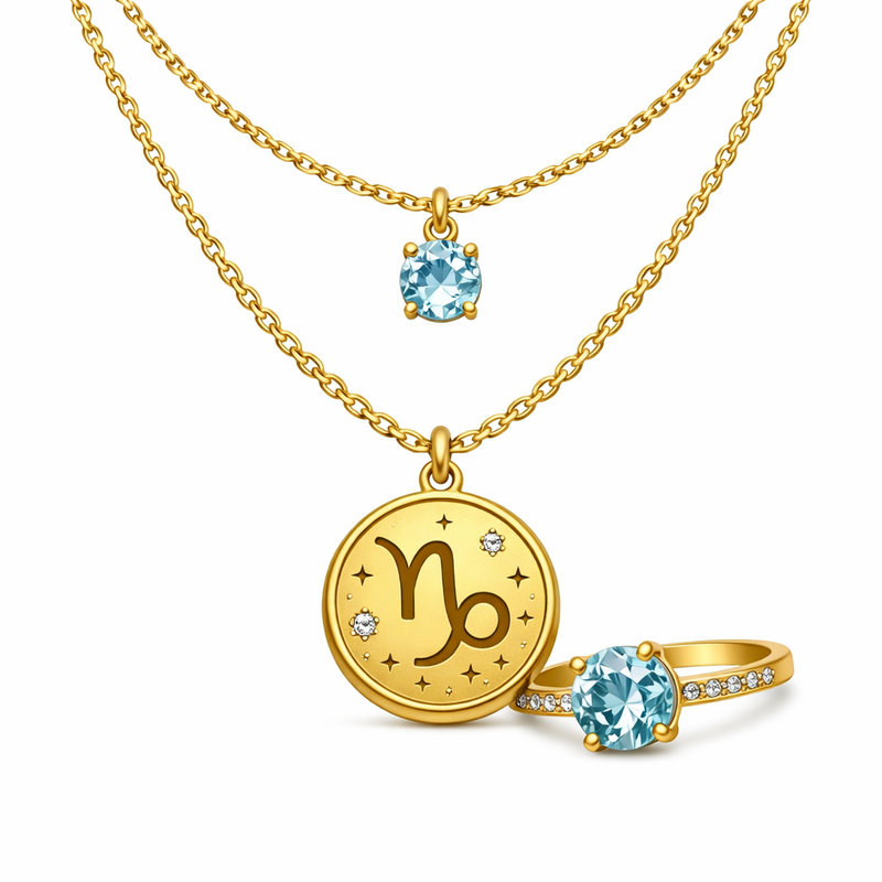 Custom Zodiac Pendant Necklace and Birthstone Layering Necklace: The Rising Trend of Gold Plated Stainless Steel Jewelry for OEM/ODM Manufacturing 8 Custom Zodiac Pendant Necklace and Birthstone Layering Necklace: The Rising Trend of Gold Plated Stainless Steel Jewelry for OEM/ODM Manufacturing