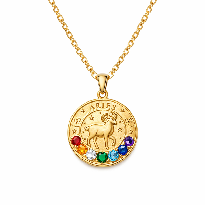 Custom Zodiac Pendant Necklace: A Trendy Business Opportunity with Colored Birthstone Layering Necklaces and Gold Plated Stainless Steel Designs 6 Custom Zodiac Pendant Necklace: A Trendy Business Opportunity with Colored Birthstone Layering Necklaces and Gold Plated Stainless Steel Designs