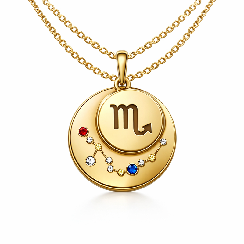 Custom Zodiac Birthstone Pendants: The Trend for Gold Plated Constellation Necklaces and Stainless Steel Layered Zodiac Pendants in Jewelry Manufacturing Custom Zodiac Birthstone Pendants: The Trend for Gold Plated Constellation Necklaces and Stainless Steel Layered Zodiac Pendants in Jewelry Manufacturing