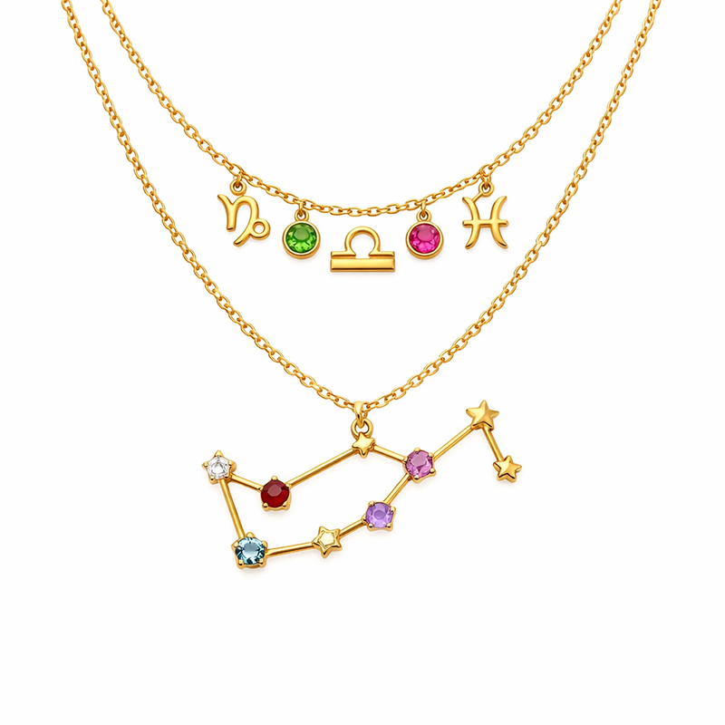 Boost Your Jewelry Brand's Growth with Custom Zodiac Pendant Necklaces, Gold Plated Birthstone Necklaces, and Layered Constellation Necklaces 8 Boost Your Jewelry Brand's Growth with Custom Zodiac Pendant Necklaces, Gold Plated Birthstone Necklaces, and Layered Constellation Necklaces