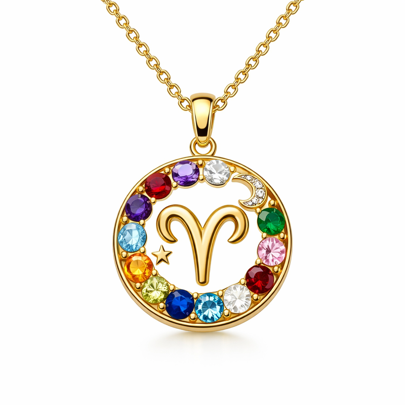 Boost Your Jewelry Business with Custom Zodiac Pendant Necklaces and Colored Birthstone Gold Plated Designs 6 Boost Your Jewelry Business with Custom Zodiac Pendant Necklaces and Colored Birthstone Gold Plated Designs