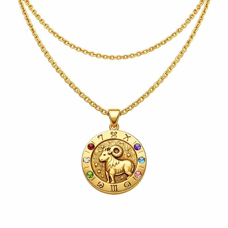 Custom Zodiac Pendant Necklace: The Ultimate Guide to Colored Birthstone Layering Necklaces and Gold Plated Stainless Steel Zodiac Designs for Wholesale Business Growth 10 Custom Zodiac Pendant Necklace: The Ultimate Guide to Colored Birthstone Layering Necklaces and Gold Plated Stainless Steel Zodiac Designs for Wholesale Business Growth