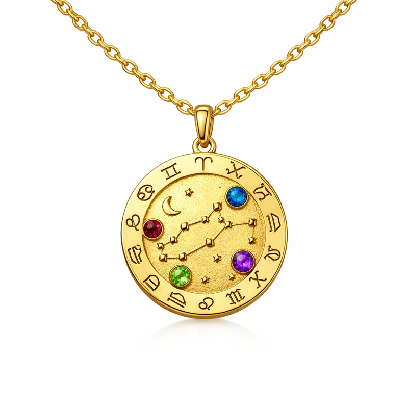 Custom Zodiac Pendant Necklace: Unveiling the Power of Colored Birthstone Necklace & Gold Plated Stainless Steel Jewelry for Your Wholesale Business Growth 6 Custom Zodiac Pendant Necklace: Unveiling the Power of Colored Birthstone Necklace & Gold Plated Stainless Steel Jewelry for Your Wholesale Business Growth