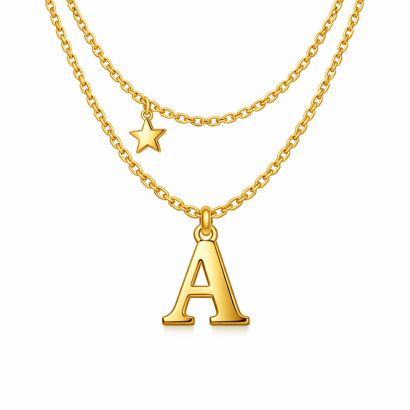 Why Waterproof Gold Plated Initial Letter Necklaces Are a Must-Have for Jewelry Brands: Unveiling Exquisite Star Charm and Layering Stainless Steel Gold Necklace Trends 8 Why Waterproof Gold Plated Initial Letter Necklaces Are a Must-Have for Jewelry Brands: Unveiling Exquisite Star Charm and Layering Stainless Steel Gold Necklace Trends
