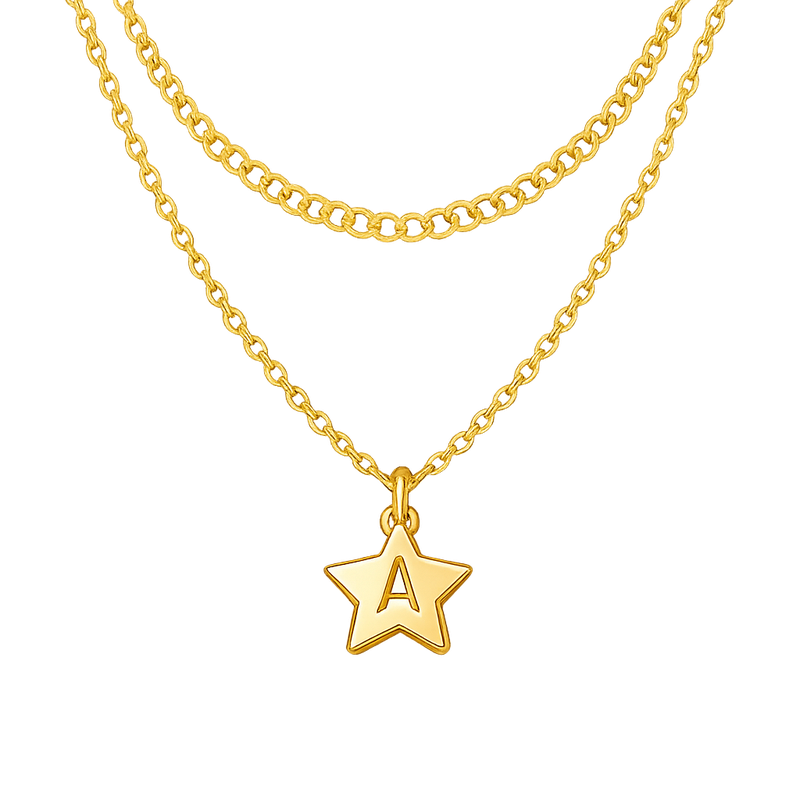 Why Waterproof 18K Gold Plated Necklaces Are a Game Changer for Jewelry Brands: Customizable Initial Letter Star Charm and Stainless Steel Layering Options for Wholesale Success 8 Why Waterproof 18K Gold Plated Necklaces Are a Game Changer for Jewelry Brands: Customizable Initial Letter Star Charm and Stainless Steel Layering Options for Wholesale Success