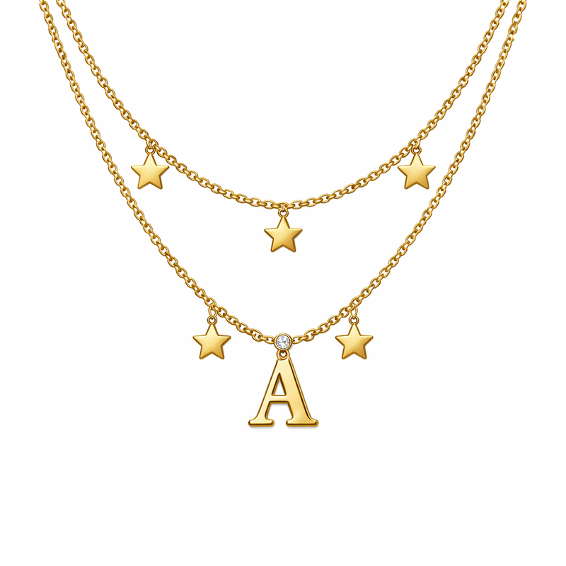 Boost Your Jewelry Business with Custom Waterproof 18k Gold Plated Necklaces, Exquisite Initial Letter Charm Designs, and Stainless Steel Layering Star Necklaces 8 Boost Your Jewelry Business with Custom Waterproof 18k Gold Plated Necklaces, Exquisite Initial Letter Charm Designs, and Stainless Steel Layering Star Necklaces
