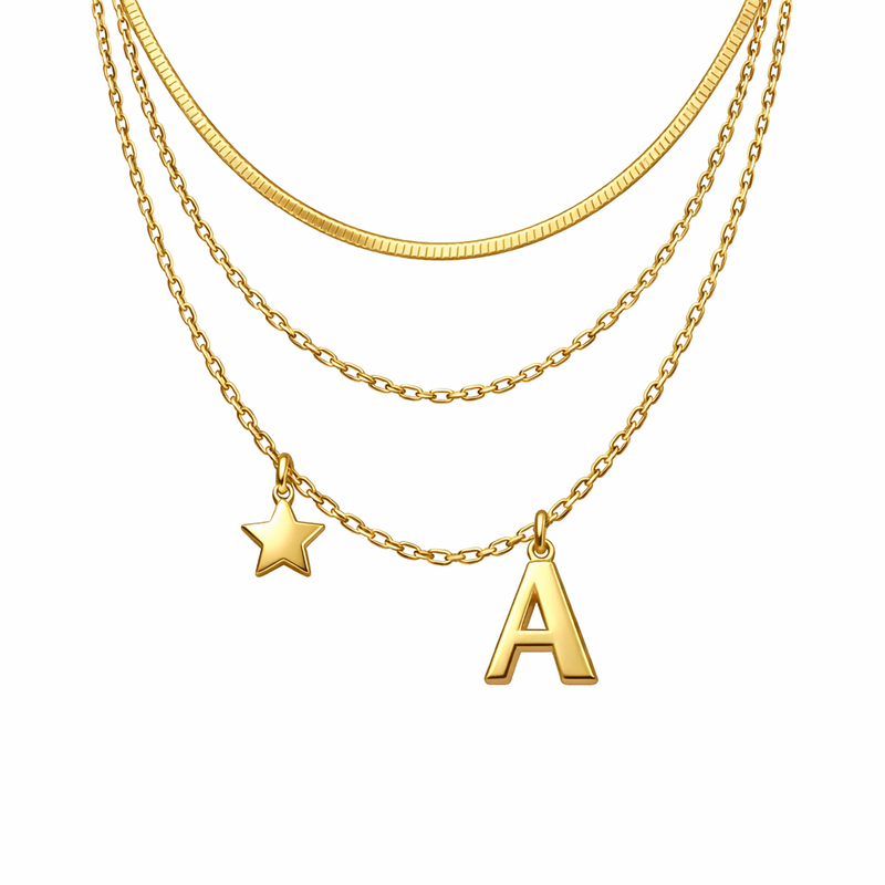 How Waterproof Gold Plated Initial Letter Necklaces and Layering Stainless Steel Designs Are Driving Jewelry Brand Growth 3 How Waterproof Gold Plated Initial Letter Necklaces and Layering Stainless Steel Designs Are Driving Jewelry Brand Growth