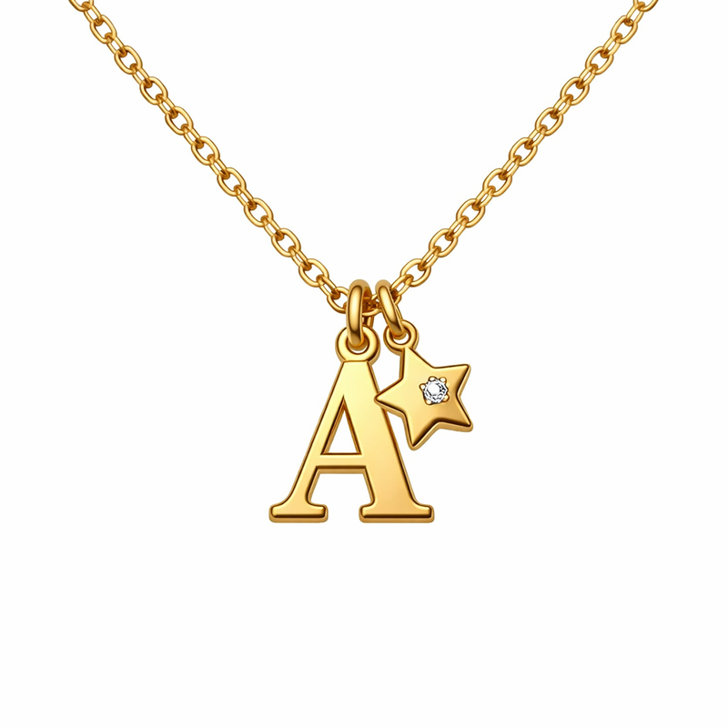 Why Waterproof 18K Gold Plated Initial Necklace and Stainless Steel Initial Letter Star Charm Necklaces are the Future of Customizable Jewelry for Wholesale Manufacturers 2 Why Waterproof 18K Gold Plated Initial Necklace and Stainless Steel Initial Letter Star Charm Necklaces are the Future of Customizable Jewelry for Wholesale Manufacturers