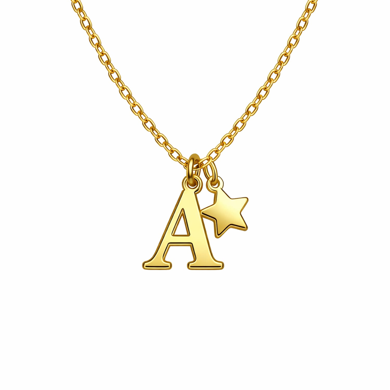 Waterproof Gold Plated Necklace, 18K Gold Star Charm Necklace & Stainless Steel Initial Letter Necklace: Customization & Wholesale Options for Business Growth 9 Waterproof Gold Plated Necklace, 18K Gold Star Charm Necklace & Stainless Steel Initial Letter Necklace: Customization & Wholesale Options for Business Growth