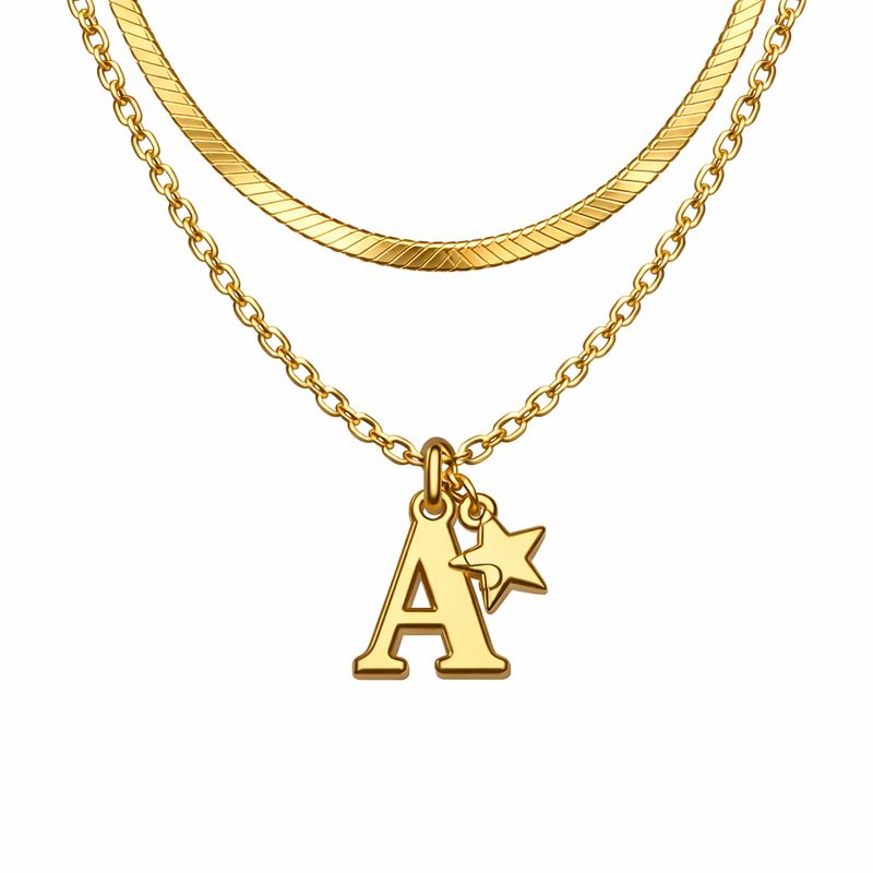 Unlocking Business Growth with Waterproof 18k Gold Plated Necklaces: Exquisite Initial Letter Star Charm & Layering Stainless Steel Charm Necklace Customization for OEM/ODM Jewelry Manufacturers 8 Unlocking Business Growth with Waterproof 18k Gold Plated Necklaces: Exquisite Initial Letter Star Charm & Layering Stainless Steel Charm Necklace Customization for OEM/ODM Jewelry Manufacturers