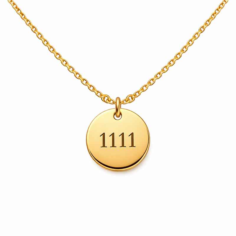personalized angel number disc charm gold plated necklace | custom angel number layering stainless steel necklace | personalized gold plated angel number charm necklace 1 personalized angel number disc charm gold plated necklace | custom angel number layering stainless steel necklace | personalized gold plated angel number charm necklace