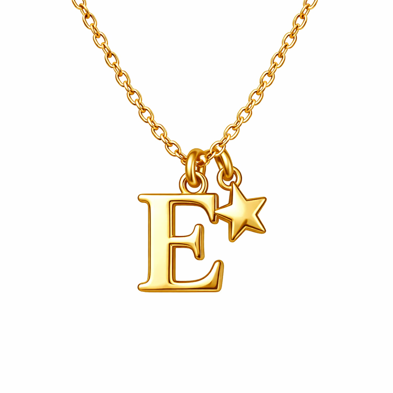 Waterproof 18k Gold Plated Initial Letter Star Necklace Customization Trends Driving OEM/ODM Stainless Steel Jewelry Business Growth Waterproof 18k Gold Plated Initial Letter Star Necklace Customization Trends Driving OEM/ODM Stainless Steel Jewelry Business Growth
