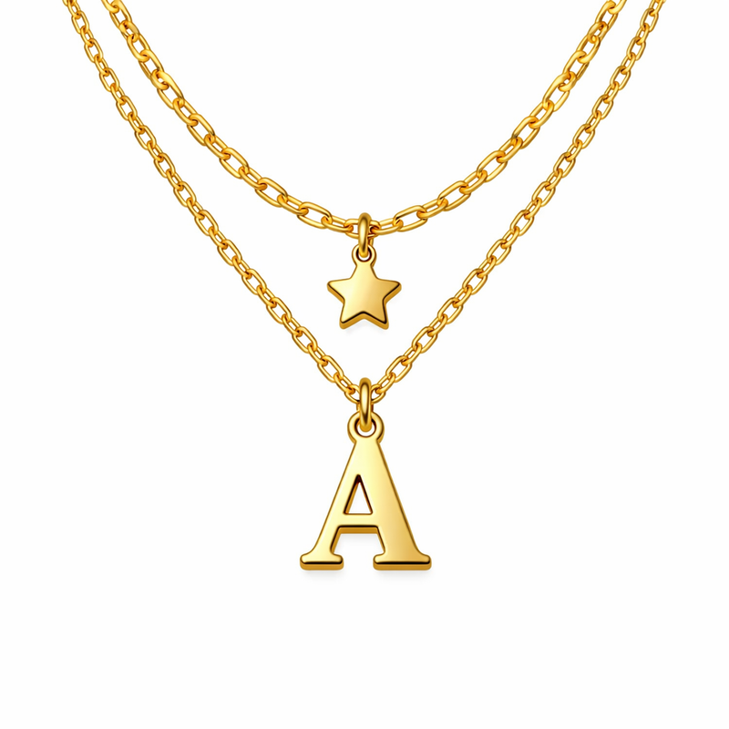 Boost Your Jewelry Line with Waterproof 18k Gold Plated Initial Letter Necklace, Stainless Steel Star Charm Layering Necklace & Exquisite Initial Letter Gold Plated Necklace - Customization, Durability & Wholesale Benefits 8 Boost Your Jewelry Line with Waterproof 18k Gold Plated Initial Letter Necklace, Stainless Steel Star Charm Layering Necklace & Exquisite Initial Letter Gold Plated Necklace - Customization, Durability & Wholesale Benefits