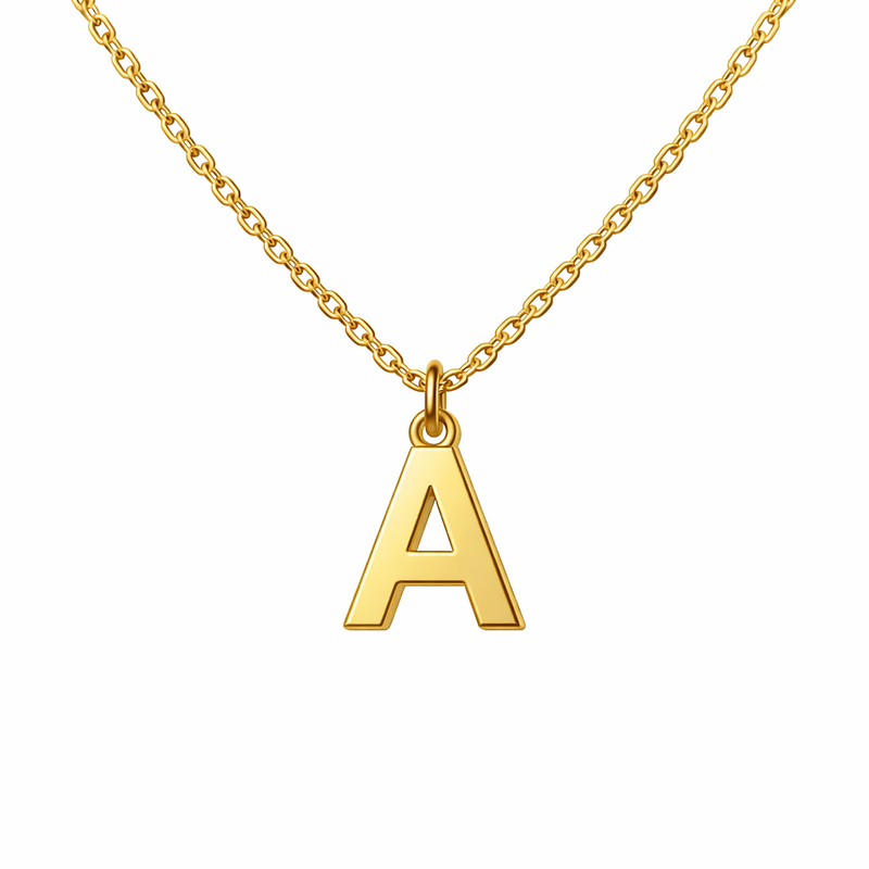 Waterproof 18k Gold Plated Initial Letter Necklace: Customizable Stainless Steel Solutions Driving Wholesale Jewelry Business Growth 6 Waterproof 18k Gold Plated Initial Letter Necklace: Customizable Stainless Steel Solutions Driving Wholesale Jewelry Business Growth