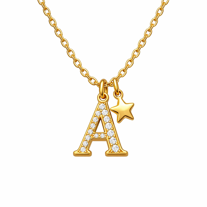 Unlock Business Growth with Waterproof 18K Gold Plated Initial Letter Necklace and Exquisite Star Charm Designs 8 Unlock Business Growth with Waterproof 18K Gold Plated Initial Letter Necklace and Exquisite Star Charm Designs