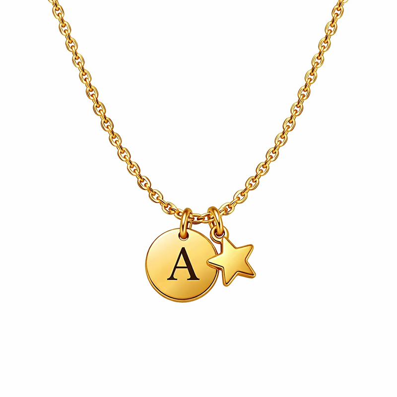 Why Waterproof 18k Gold Plated Initial Letter Star Charm Necklace is the Ultimate Choice for Customizable Stainless Steel Jewelry Wholesale 8 Why Waterproof 18k Gold Plated Initial Letter Star Charm Necklace is the Ultimate Choice for Customizable Stainless Steel Jewelry Wholesale